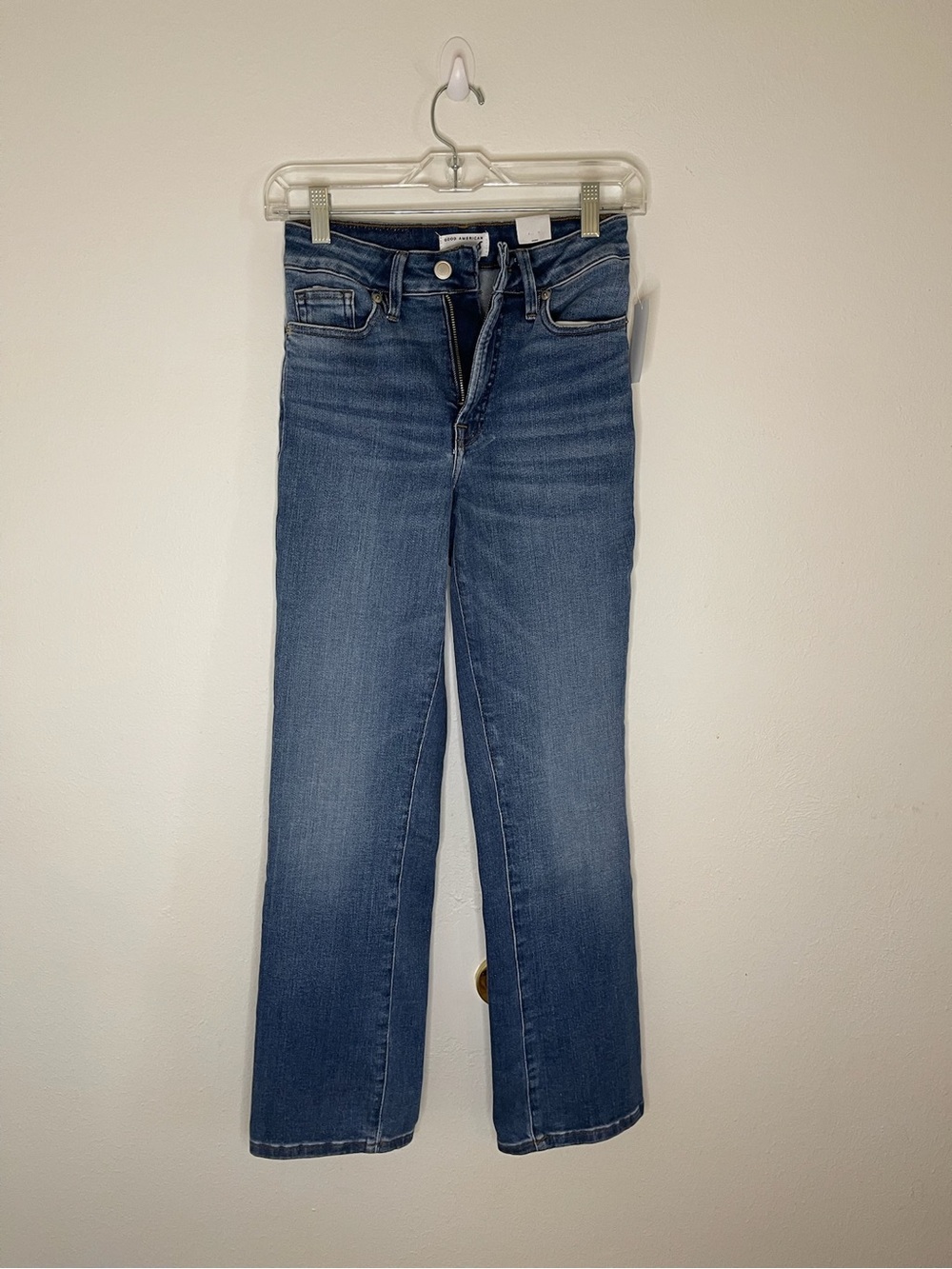 NWT Good American Dolly Joleans Straight Jeans - Picture 2 of 6